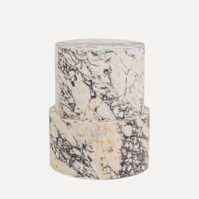 Panama Viola Marble Side Table from Pure White Lines