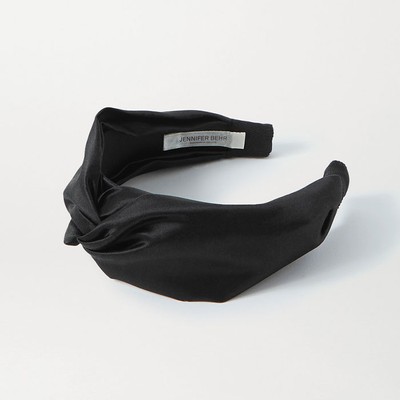 Twist Silk-Satin Headband from Jennifer Behr