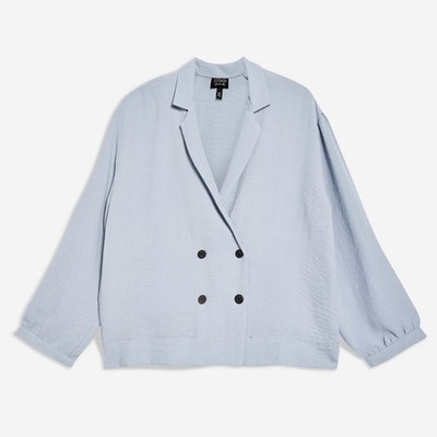 Buttoned Down Wrap Blouse from Topshop