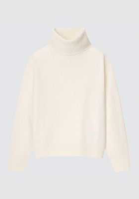 Lambswool Turtleneck Jumper from Uniqlo