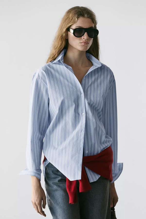 Cotton Striped Shirt   from Massimo Dutti 
