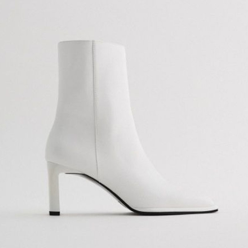 Rectangular Heel Ankle Boots from Zara