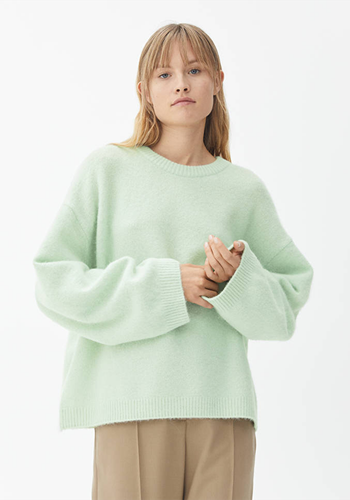 Bell-Sleeve Alpaca Jumper from Arket