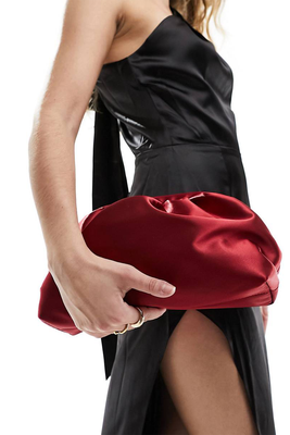 Satin Pouch Clutch Bag from True Decadence 