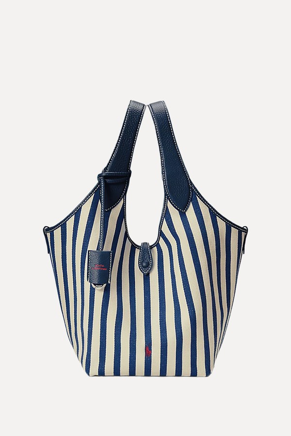 Polo Play Striped Canvas Tote