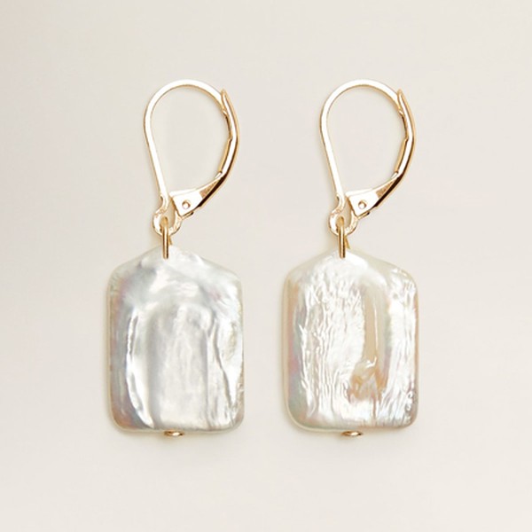 Natural Pearl Earrings from Mango