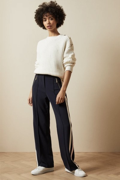 Maybe Side Stripe Wide Leg Trousers from Ted Baker