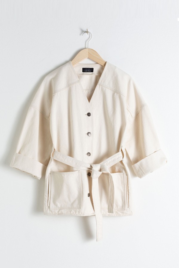 Belted Denim Jacket from & Other Stories