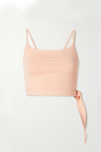 Senti Bow-Detailed Stretch Sports Bra from Live The Process