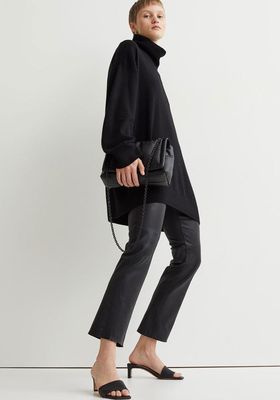 Ankle-Length Leather Trousers from H&M