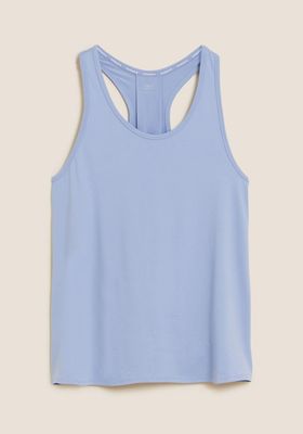 Scoop Neck Relaxed Sleeveless Yoga Top from Marks & Spencer