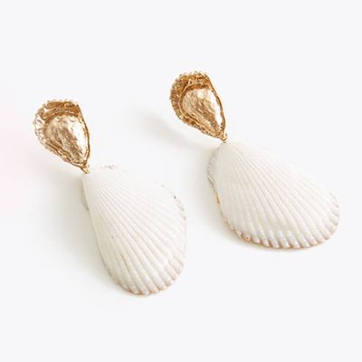 Sea Shell Earring from Uterque