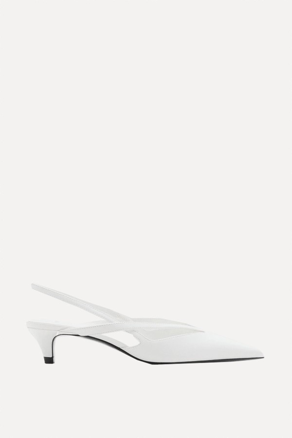 Kitten-Heel Pointed Shoes from Mango