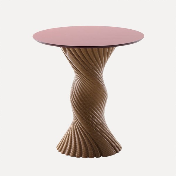 Tork Beige Bioplastic Side Table from Karim Rashid 