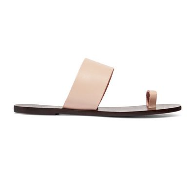 Astrid Metallic Leather Sandals from ATP Atelier