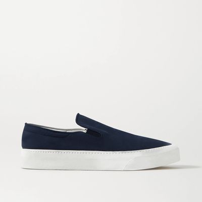 Marie H Canvas Slip-On Sneakers from The Row