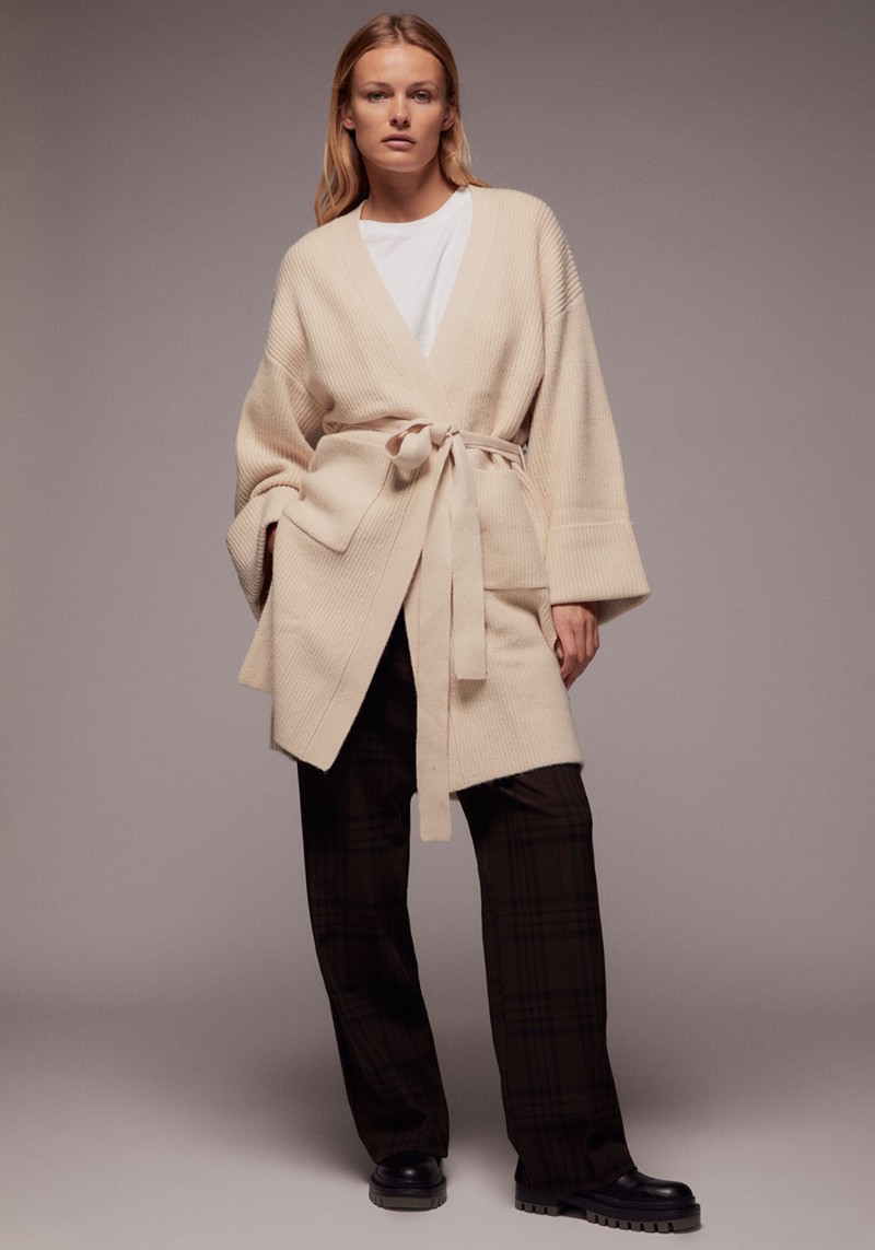 Belted Knit Cardigan  from Zara