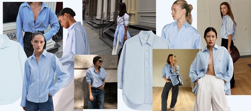 The Round Up: Pale Blue Shirts