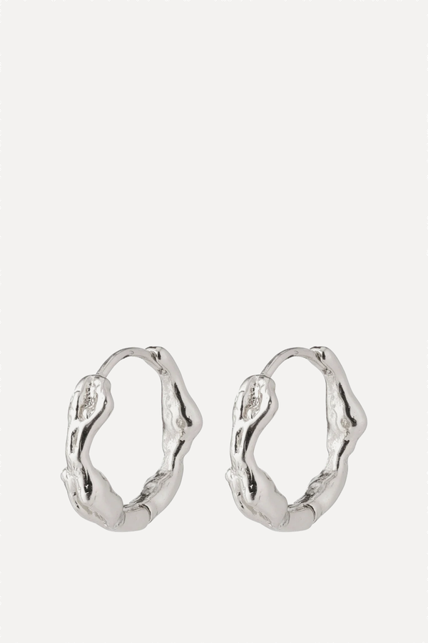 Zion Small Huggie Hoop Earrings from Pilgrim