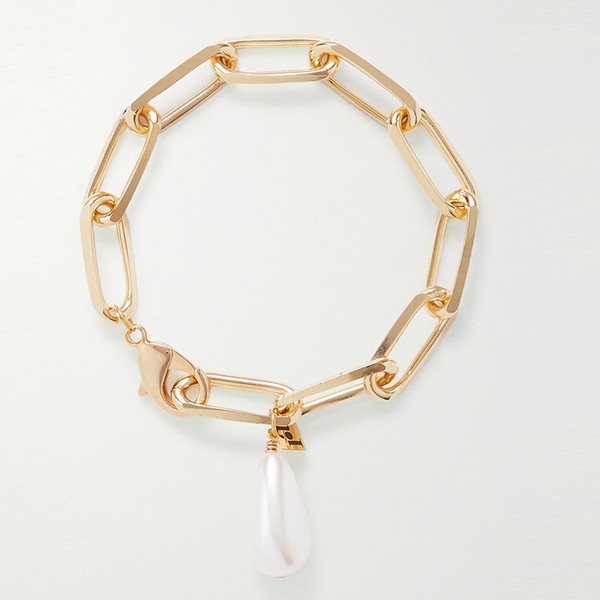 Promessa Gold-Tone Faux Pearl Bracelet from Rosantica