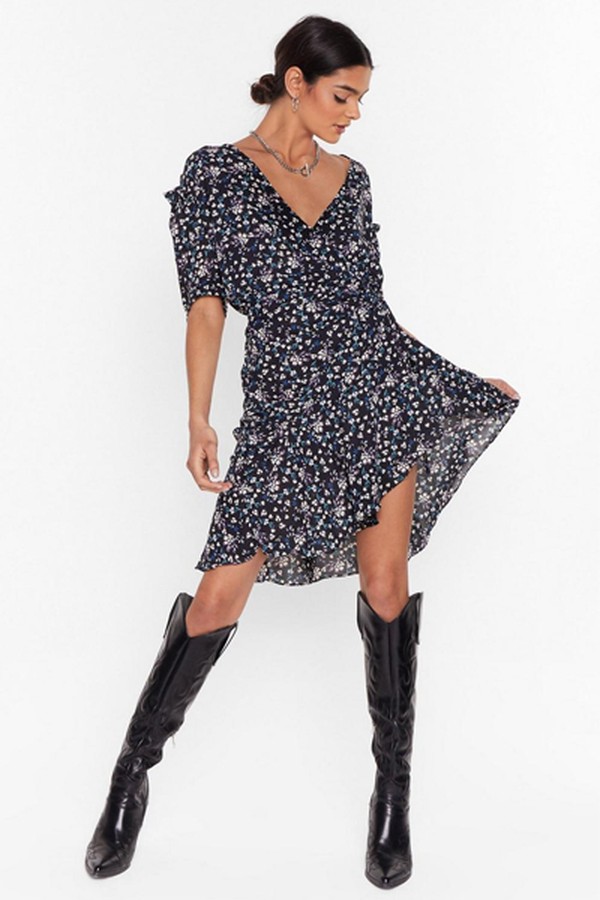 Every Flower of the Day Floral Mini Dress