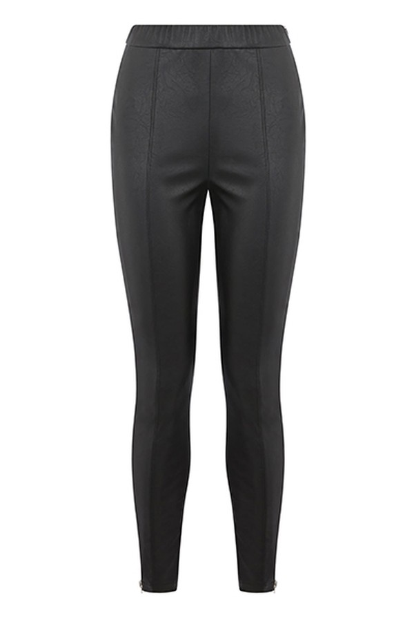 Faux Leather Trousers from Warehouse