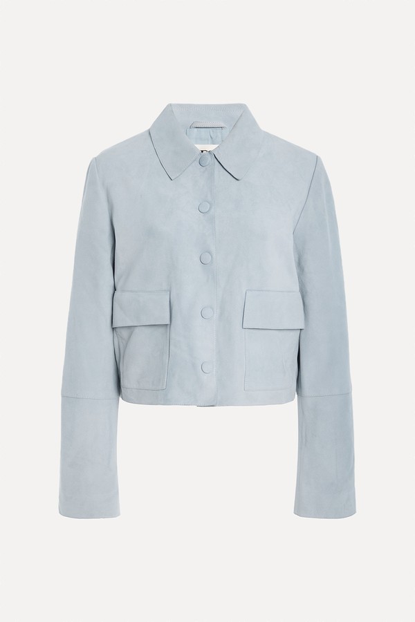 Annie Cropped Suede Jacket from By Malene Birger