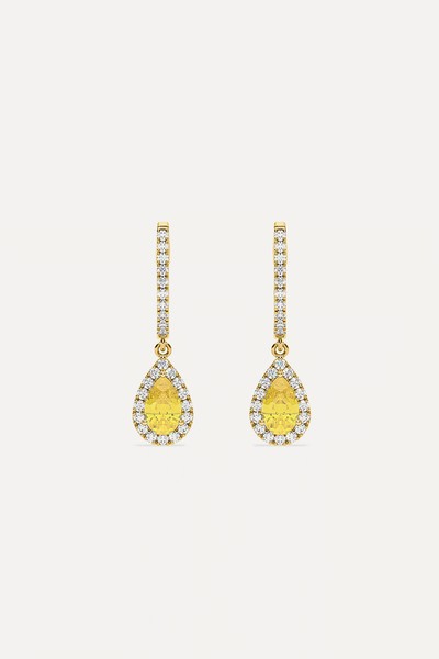 Diana Yellow Lab Diamond Earrings