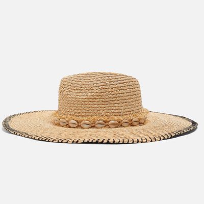 Hat With Shells from Zara
