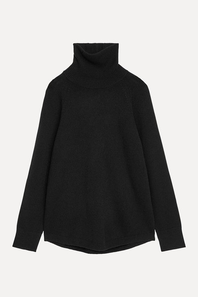 Raglan-Sleeve Cashmere Roll-Neck Jumper from ARKET