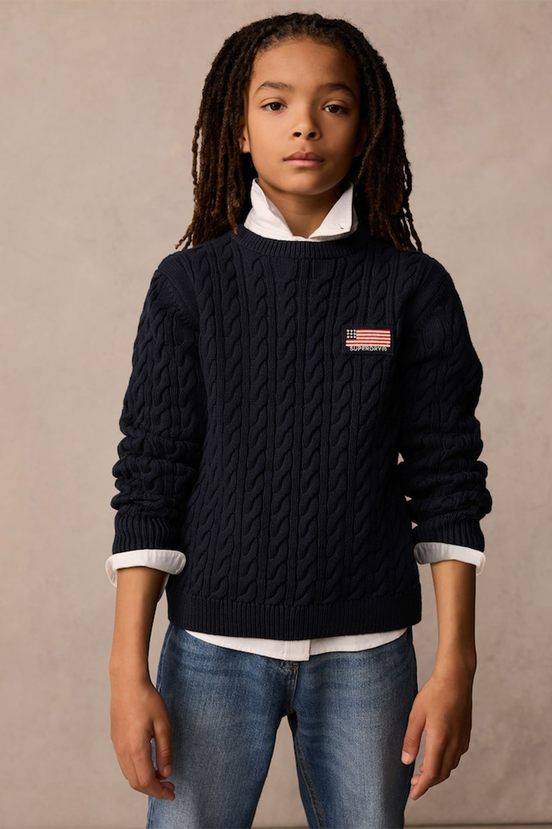 Cable Knit Jumper from Superdry
