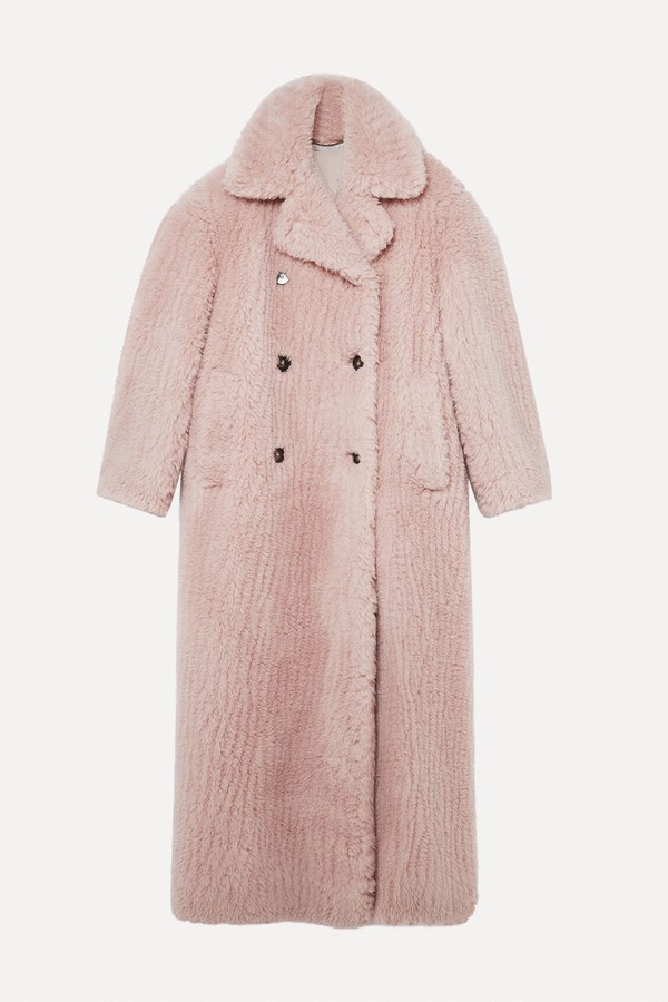 Oversized Plush Teddy Long Coat from Stella McCartney