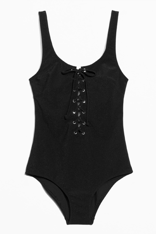 Lace-Up Swimsuit from & Other Stories