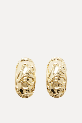 Noa 18kt Gold-Plated Clip Earrings from By Alona