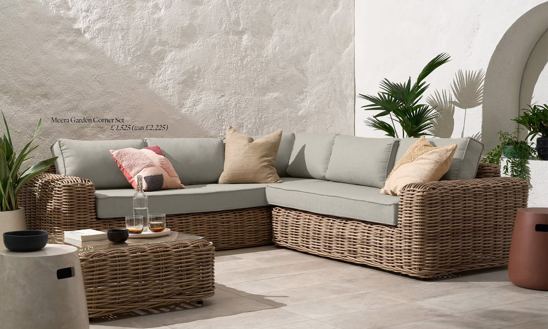 Meera Garden Corner Set, £1,525 (was £2,225)