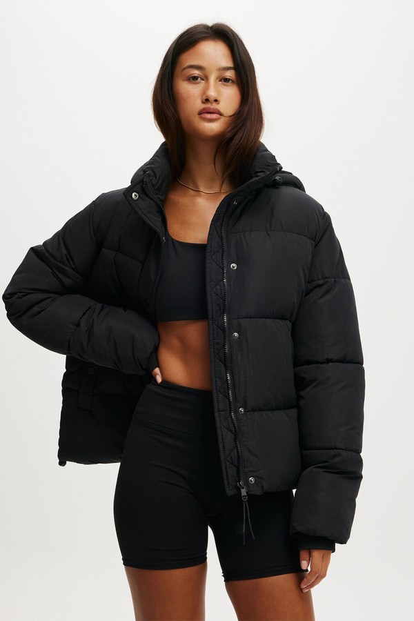 The Mother Puffer Removable Hood Jacket from Cotton On