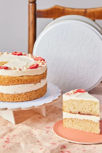 Mother's Day Victoria Strawberry Sponge Cake  from Cutter & Squidge