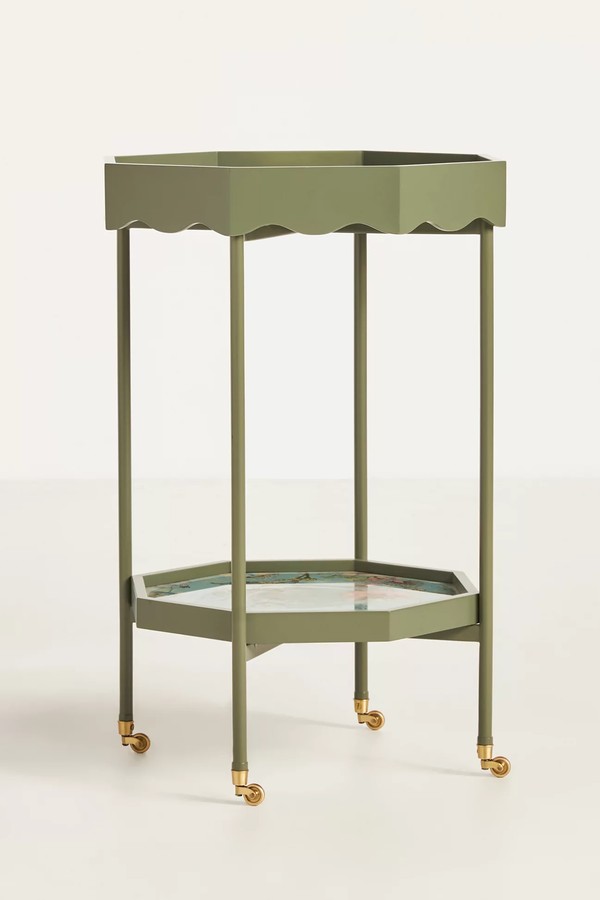 Scalloped Bar Cart Trolley from House Of Hackney x Anthropologie