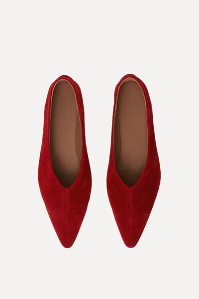 Linnie Flat Pointed Ballerina Shoes from Jigsaw