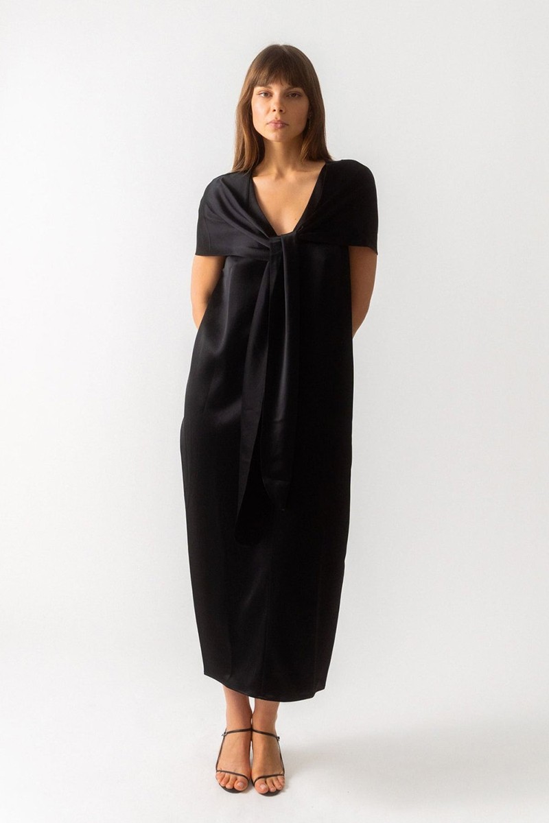 Knot Detail Cape Dress from Toteme