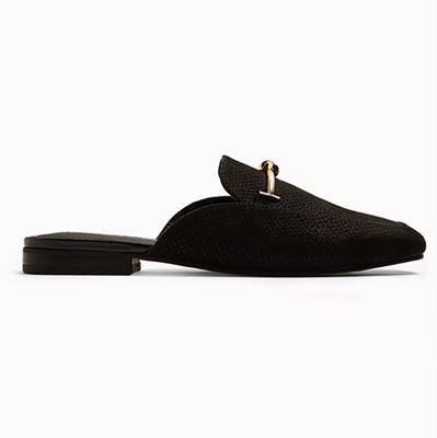 Ada Black Mule Loafers from Topshop