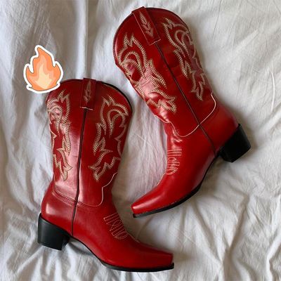 Red Cowboy Boots, £75 | Vintage