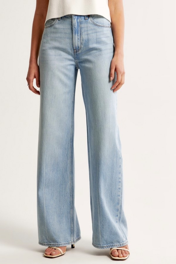 High Rise Wide Leg Jeans from Abercrombie & Fitch