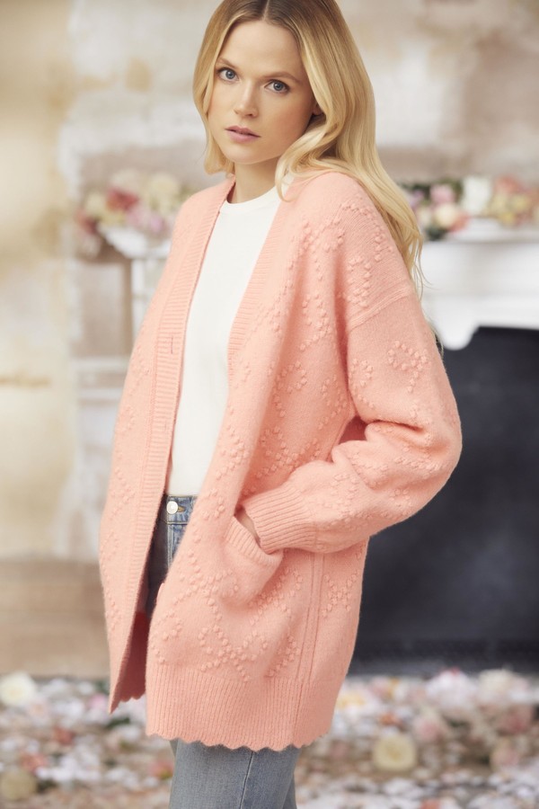 Bow Stitch Longline Cardigan, £350