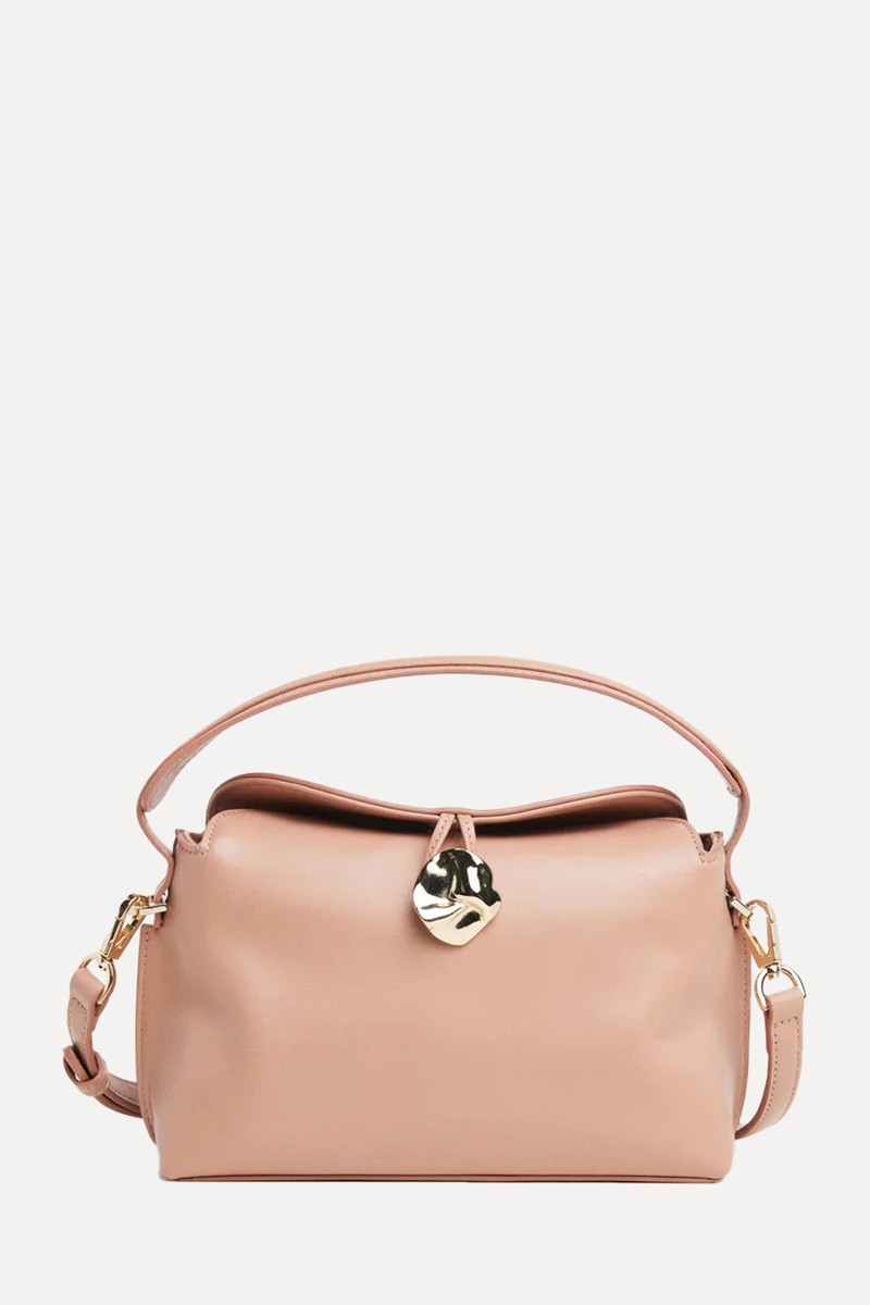 Hanna Crossbody Leather Grab Bag from Flattered