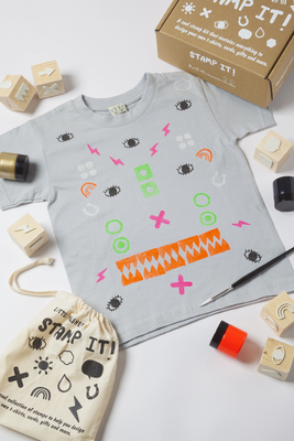 Stamp It - A Stamp Kit With T-Shirt Inks + Stamps from Little Mashers