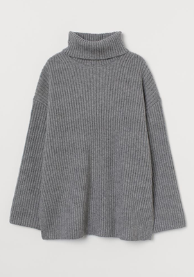 Ribbed Polo-neck Jumper from H&M