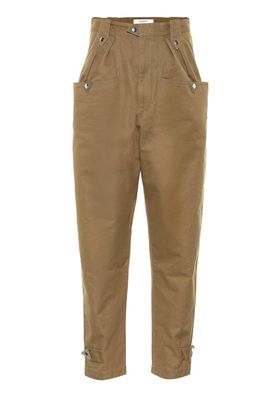 Pulcie High-Rise Cotton Pants from Isabel Marant