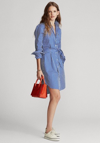 Striped Cotton Shirtdress, £199.20 (was £149)