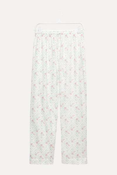 Floral Print Trousers from Oysho